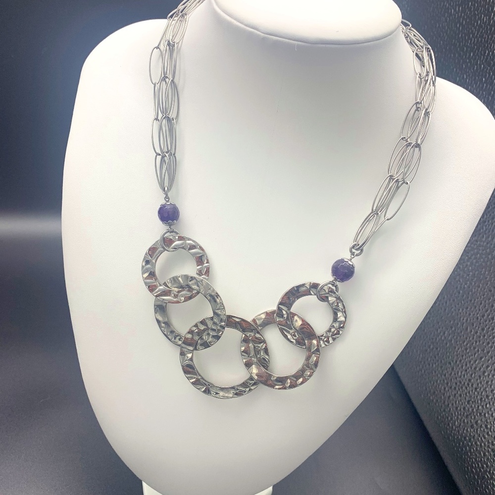 Simona Collini Statement Necklace QVC